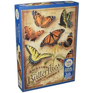 Cobble Hill Backyard Butterflies 500 Piece Puzzle